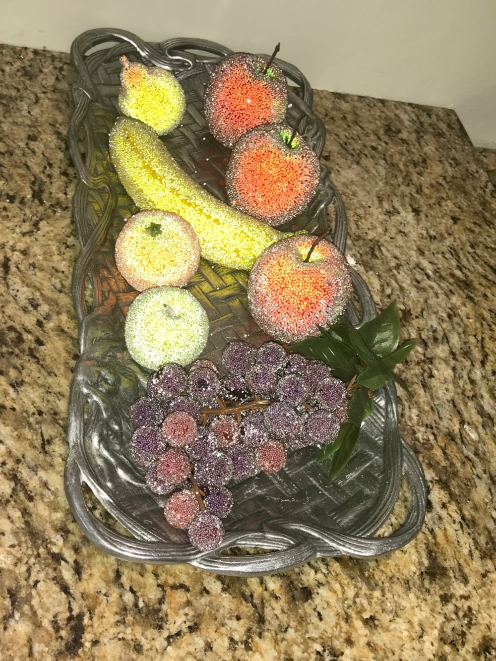 Vintage Set of 8 sugar fruit